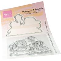 Marianne Design • clear stamps & dies eline's animals snowman & pinguin - thumbnail