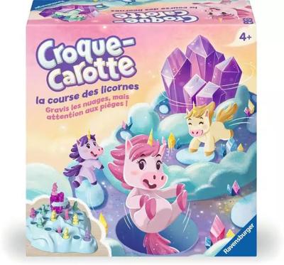 Croque Carrot Unicorn, Bordspel gebaseerd op Croque Carotte, Grappig parcoursspel, 4 jaar oud, 22798, Ravensburger