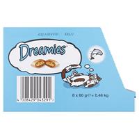 Dreamies 4008429037962 lekkernij voor honden & katten Kat Snacks Zalm 60 g - thumbnail
