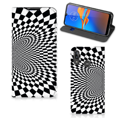 Motorola Moto E6 Plus Stand Case Illusie Motorola Moto E6 Plus Stand Case Illusie