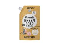 Marcel's Green Soap Showergel vanille & kersenbloesem navulling 500 Milliliter - thumbnail
