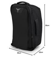 Osprey Fairview 55 Backpack Dames Black 55L - thumbnail