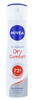 NIVEA Dry Comfort AntiTranspirant Spray 150ml Deodorant Alcoholvrij 72 uur bescherming bij Jumbo - thumbnail