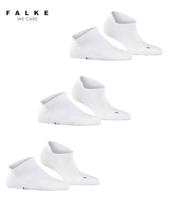 FALKE 3-paar Cool kick sneaker sokken - Enkelsokken voor dames en heren - Ademend