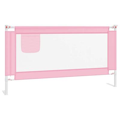 VidaXL Bedhekje peuter 160x25 cm stof roze