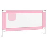 VidaXL Bedhekje peuter 160x25 cm stof roze - thumbnail