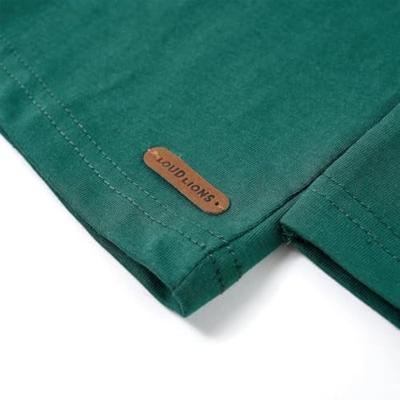 Kindershirt met lange mouwen motorprint 104 groen Kindershirt met lange mouwen motorprint 104 groen