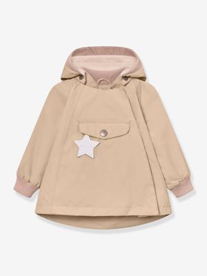 Tussenjas baby's met fleecevoering MATWAI MINI A TURE zandbeige