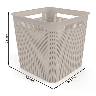 Rotho BRISEN Opbergmand 29.1x29.1x28.1 cm 18L Cappuccino