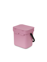 Brabantia Sort & Go afvalemmer 3 liter Lilac Pink - thumbnail