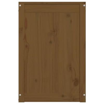 Wasmand 44x44x66 cm massief grenenhout honingbruin Wasmand 44x44x66 cm massief grenenhout honingbruin