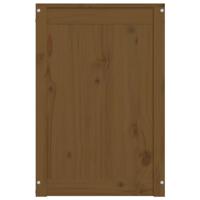 Wasmand 44x44x66 cm massief grenenhout honingbruin - thumbnail