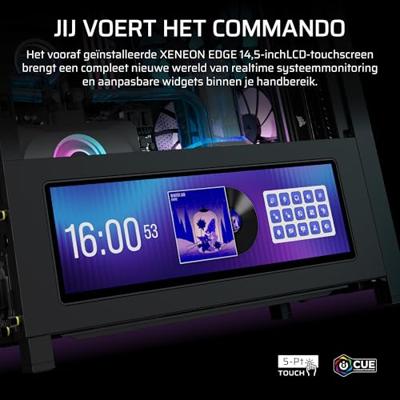 Corsair FRAME 4000D LCD RS ARGB Midi-tower PC-behuizing Zwart