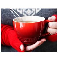 LE CREUSET - Vancouver - Cappuccinokop Groot 0,40l Kersenrood - thumbnail