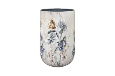 TS Collection vaas metaal, epoxy moonlight 15x23cm meadow