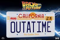 Back To The Future Replica 1/1 ´Outatime´ DeLorean License Plate - thumbnail