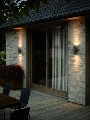 Nordlux Design up - downlighterKyklop Ripple roestbruin - 2318051009