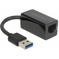 Delock USB 2.0 Adapter [1x USB-A-stekker - 1x RJ45-bus] 65903 12.7 cm - thumbnail