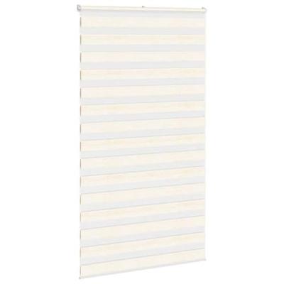 VidaXL Zebra rolgordijn 130x200 cm stofbreedte 125,9 cm marmerbeige