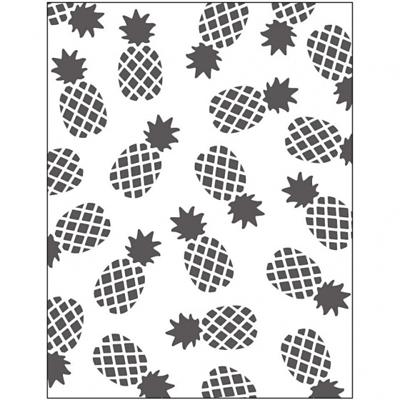 Creativ Company Embossing folder , ananas, afm 11x14 cm, dikte 2 mm, 1 stuk Creativ Company Embossing folder , ananas, afm 11x14 cm, dikte 2 mm, 1 stuk