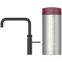 Quooker Fusion Square Keukenkraan Set - Kokend Warm- en Koud Water - Zwart - Inclusief COMBI Reservoir - thumbnail