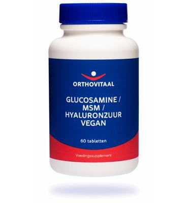 OrthoVitaal Glucosamine / MSM / Hyaluronzuur vegan 60 Tabletten