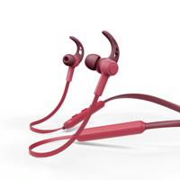 Hama Bluetooth®-koptelefoon Nekband In-ear Micro Ear-hook Rood - thumbnail