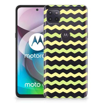 Motorola Moto G 5G TPU bumper Waves Yellow Motorola Moto G 5G TPU bumper Waves Yellow