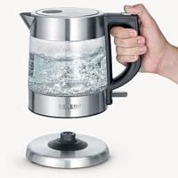 Severin WK3468 Waterkoker RVS/Glas 1L 2200W - thumbnail