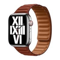 Apple Leather Link Apple Watch 38mm / 40mm / 41mm M/L Umber - thumbnail