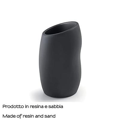 Tandenborstelhouder Sapho Iside Vrijstaand 13x8.5x8.5 cm Polyresin Mat Zwart Tandenborstelhouder Sapho Iside Vrijstaand 13x8.5x8.5 cm Polyresin Mat Zwart