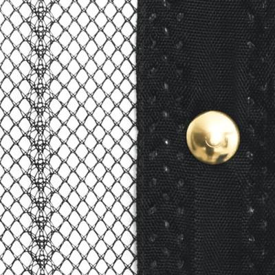 VidaXL Insectendeurgordijnen 2 st magnetisch 220x110 cm zwart