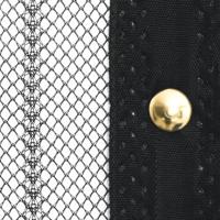 VidaXL Insectendeurgordijnen 2 st magnetisch 220x110 cm zwart - thumbnail