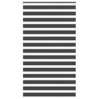 VidaXL Zebra rolgordijn 120x200 cm stofbreedte 115,9 cm zwart - thumbnail