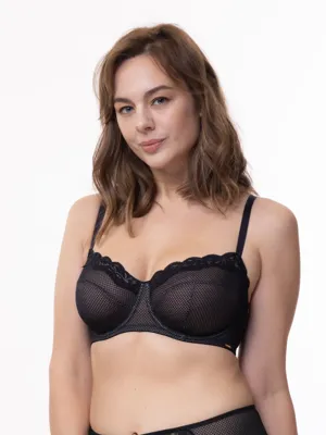 Niet voorgevormde BH - Met beugel - Addi - Balconette bhson - Zonder vulling