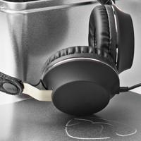 Nedis FSHP100AT Bedrade Koptelefoon Met Geweven Stof Bekleed On-ear Audiokabel 1,2 M Antraciet / Zwart - thumbnail