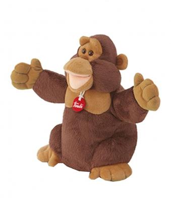 Trudi handpop Gorilla 35 cm bruin