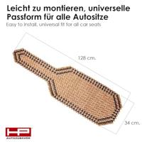 HP Autozubehör Stoelverkoeling 0323212 Hout, Bruin - thumbnail