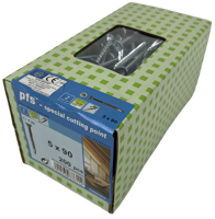 pgb-Europe PFS+ | Spaanplaatschroef PFS+ VZK-T Ø 5,0x90 Zn T20 | 200 st - PFWVTG001005000903 - thumbnail