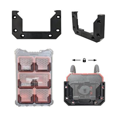 Stealthmounts Cleat &apos;n&apos; Feet | Bevestigingsplaten V2 | Zwart | 6 stuks - OM-LOCL-BLK-6