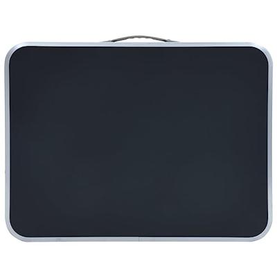 VidaXL Campingtafel inklapbaar 60x45 cm aluminium grijs