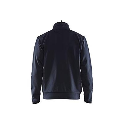 Blåkläder Service Sweatshirt met rits 33622526 | Donker marineblauw/Zwart | Maat S - 7330509550755 Blåkläder Service Sweatshirt met rits 33622526 | Donker marineblauw/Zwart | Maat S - 7330509550755