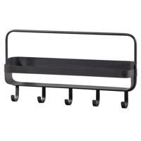 WOOOD wandrek akke zwart 56 cm | 4 stuks - thumbnail