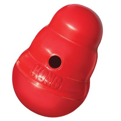 KONG WOBBLER ROOD SMALL 15,5X11X11 CM - thumbnail