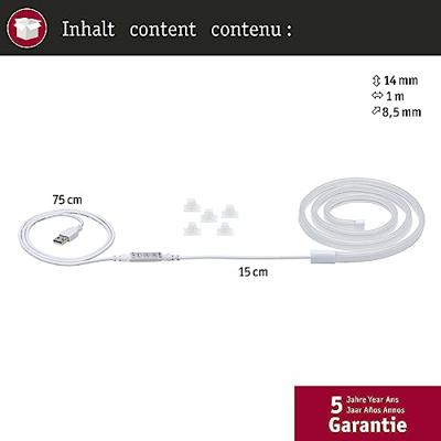 Paulmann 70557 LED-strip Met USB-aansluiting 5 V 1 m 1 stuk(s)