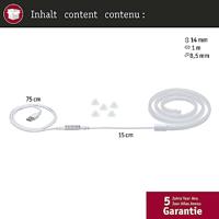 Paulmann 70557 LED-strip Met USB-aansluiting 5 V 1 m 1 stuk(s) - thumbnail