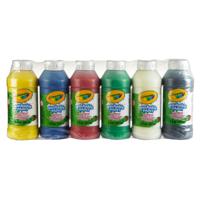 Crayola vingerverf afwasbaar, 6 kleuren - thumbnail