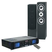 Stereo installatie met SkyTec versterker 500W, Fenton hifi speakers & - thumbnail