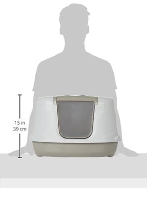 Hoektoilet flip corner l.grijs/wit Gebr. de Boon - Gebr de boon