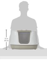 Hoektoilet flip corner l.grijs/wit Gebr. de Boon - Gebr de boon - thumbnail